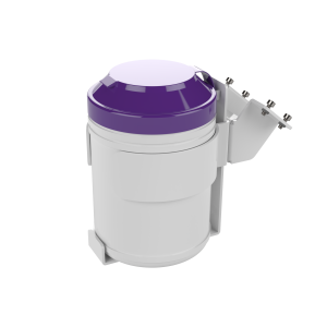 Saniwipes holder,White, Aluminum, Tech Bay Mount for 6" X 6.75" Container